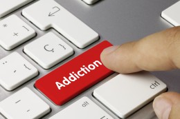Addiction. Keyboard
